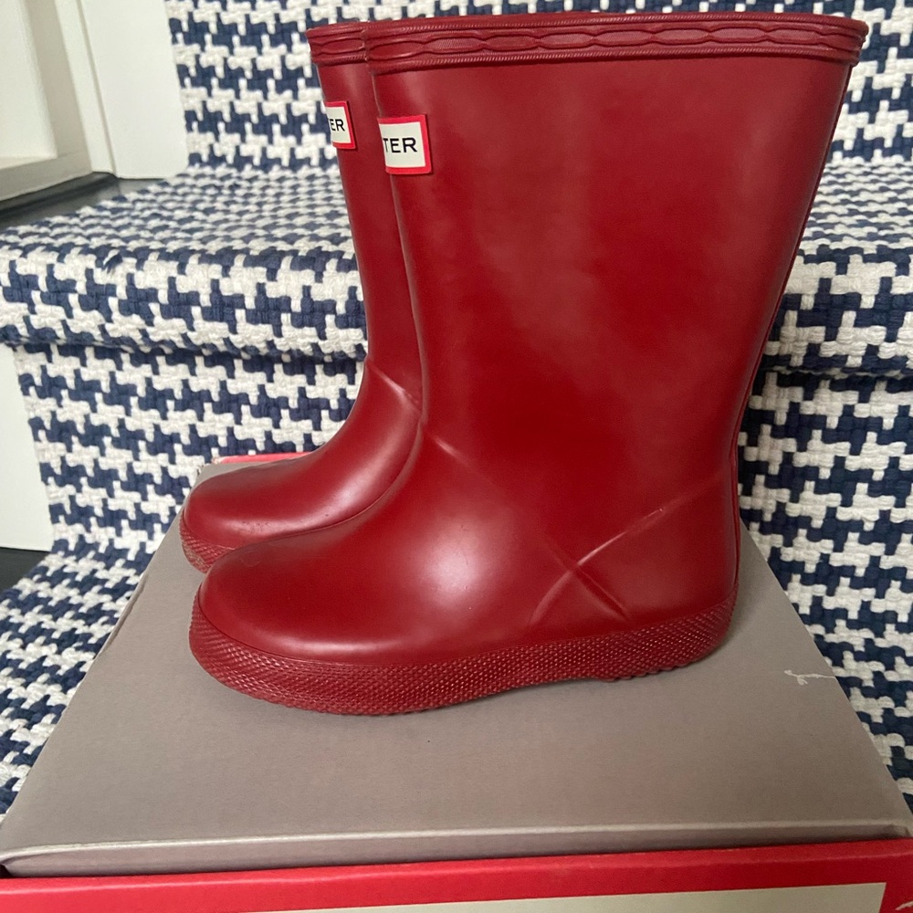 Red Children’s Hunter Rain Boots size 11